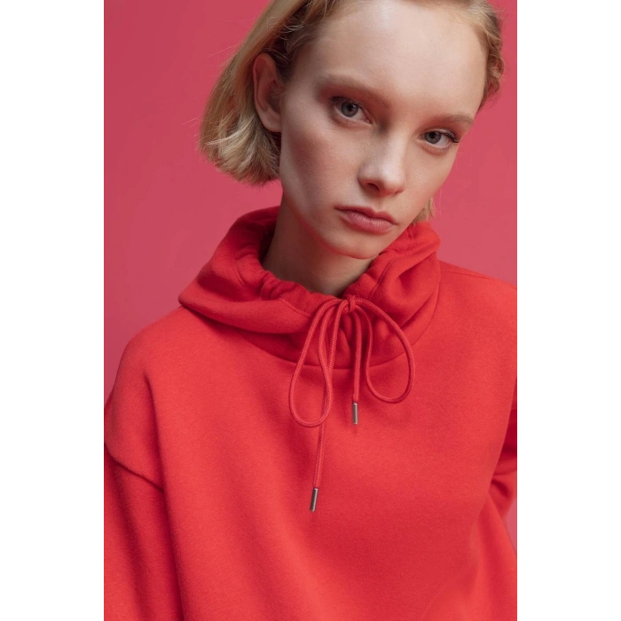 Regular Fit Kapüşonlu Sweatshirt