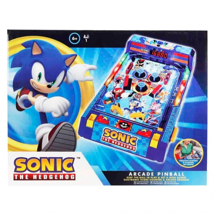 Sesli ve Işıklı Sonic Masaüstü Arcade Pinball