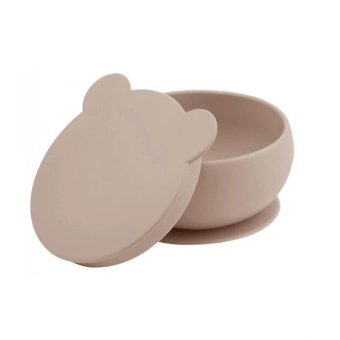 Silikon Kapaklı Kase Bubble Beige