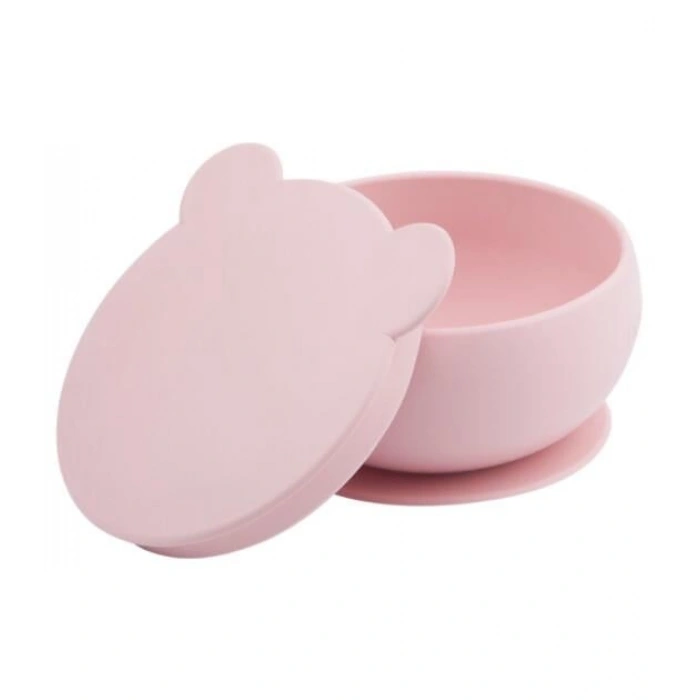 Silikon Kapaklı Kase Pinky Pink