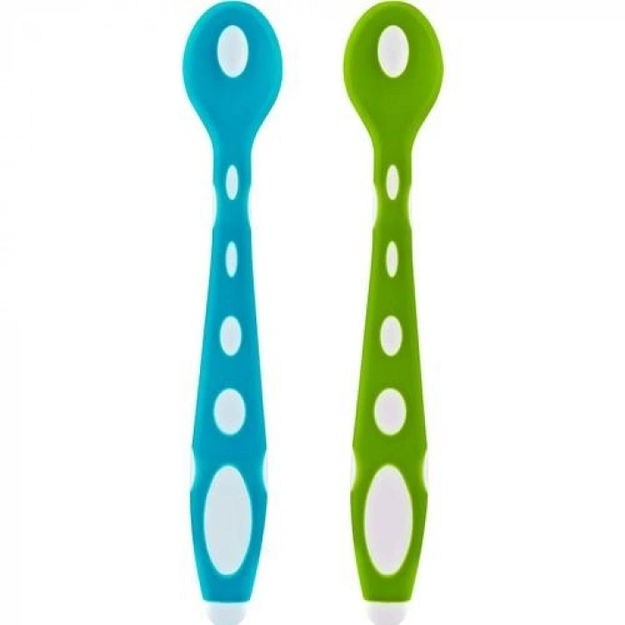  Silikon Mama Kaşığı 563 Mavi Yeşil
