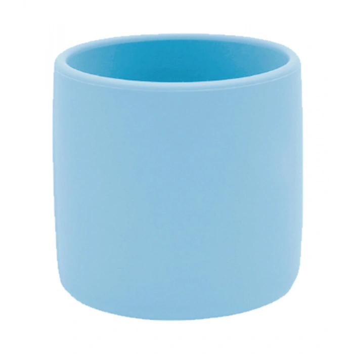 Silikon Mini Bardak Mineral Blue