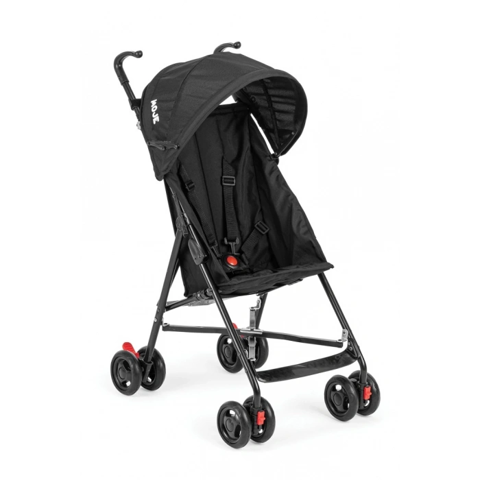Simple Pratik Baston Bebek Arabası Siyah