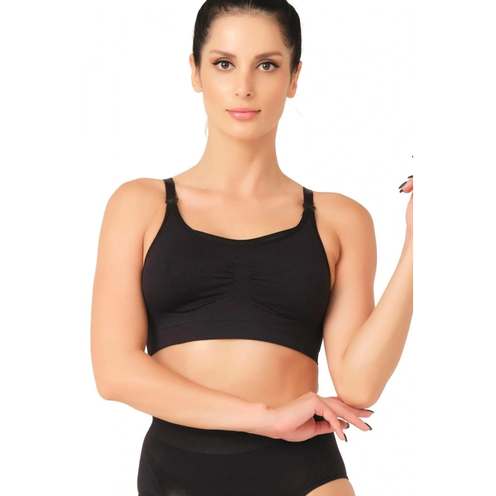 Siyah Mı 5320 Agraflı Emzirme Sütyen