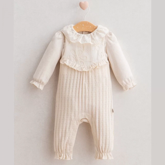 Soft Flower Salopet  Ekru