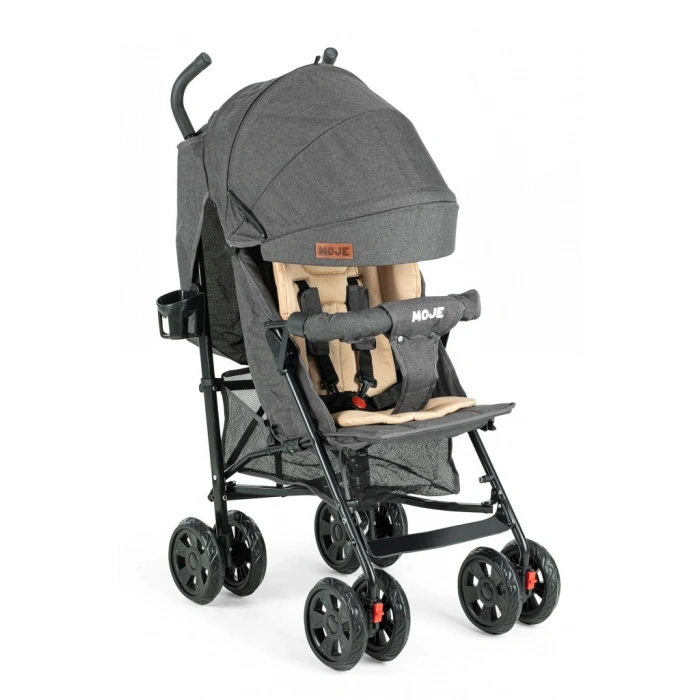 Strong Baston Bebek Arabası Antrasit Siyah