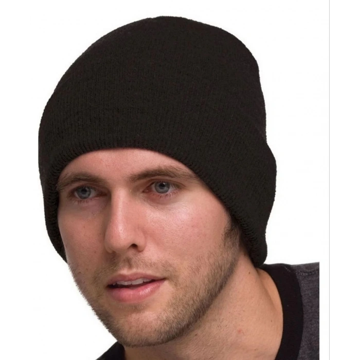 TAM KALIP KIŞLIK TRİKO BERE - SİYAH