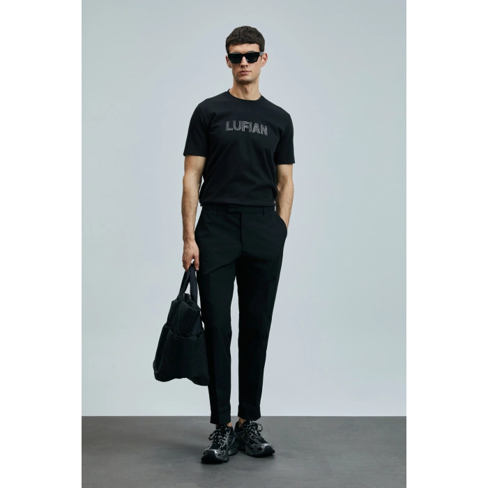 Thınk Modern Grafik T- Shirt Siyah