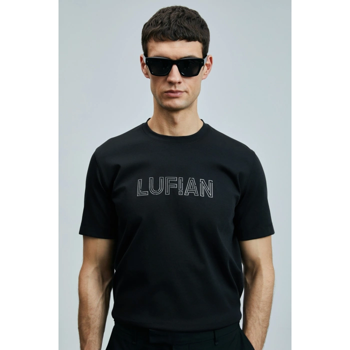 Thınk Modern Grafik T- Shirt Siyah