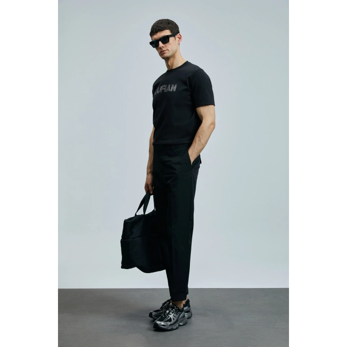 Thınk Modern Grafik T- Shirt Siyah