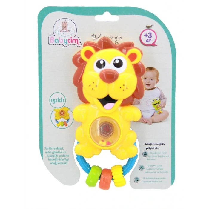 Urt041-004 Babyci̇m Neşeli̇ Ssli̇ Pi̇lli̇ Aslan Çingirk
