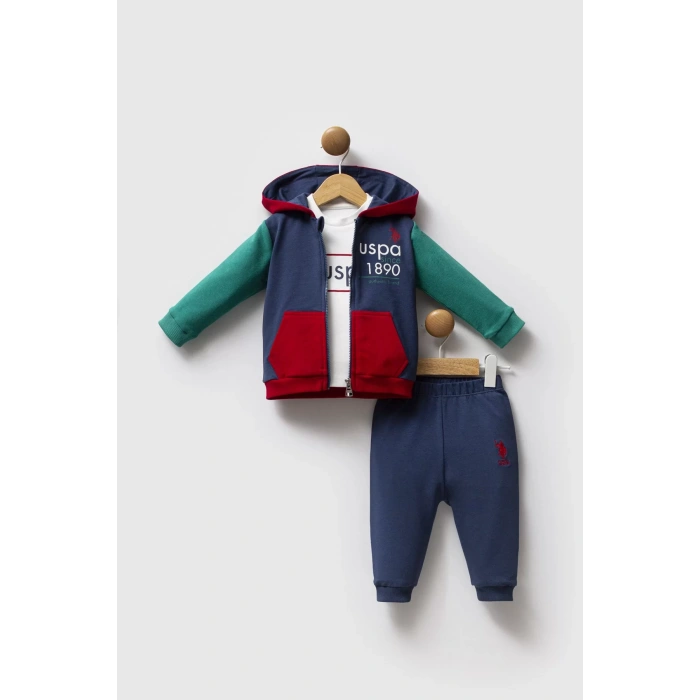 U.s. Polo Assn 3Lü Takım Usb2574 İndigo Yeşil