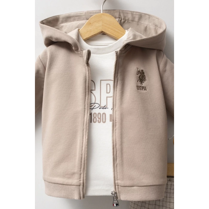 U.s. Polo Assn 3Lü Takım Usb2579 Kum