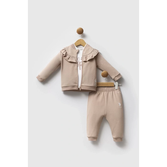 U.s. Polo Assn 3Lü Takım Usb2723 Biscuit