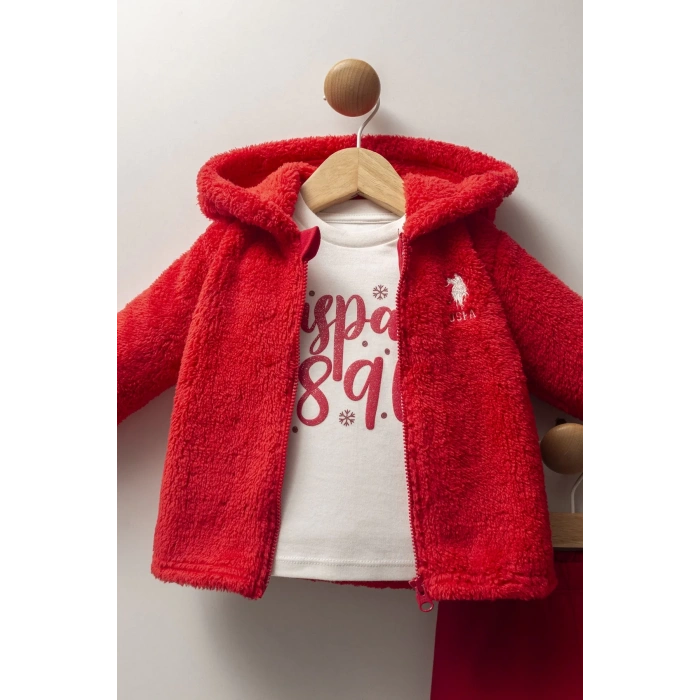 U.s. Polo Assn 3Lü Takım Usb2732 Kırmızı