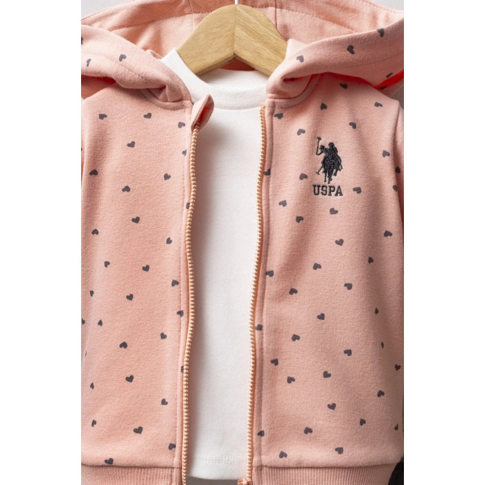 U.s. Polo Assn 3Lü Takım Usb2766 Somon