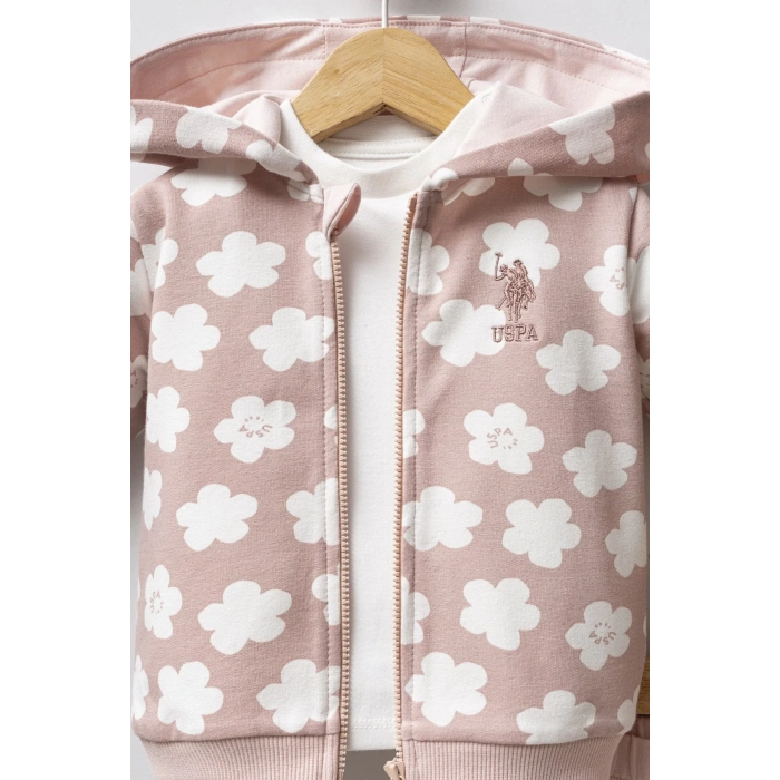 U.s. Polo Assn 3Lü Takım Usb2771 Pudra