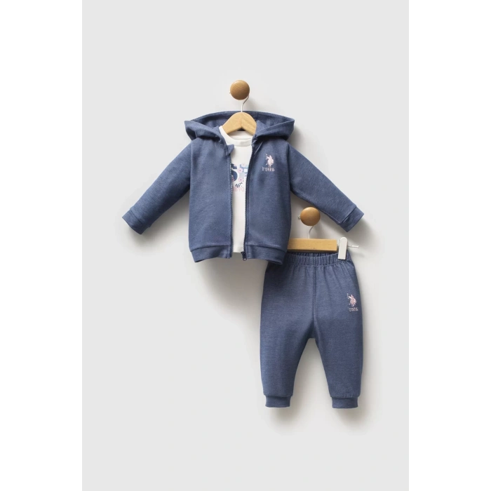 U.s. Polo Assn 3Lü Takım Usb2778 Mavi