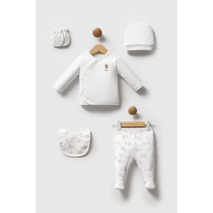 U.s. Polo Assn Hastane Çıkışı 5’Li Set Usb2705 Beyaz