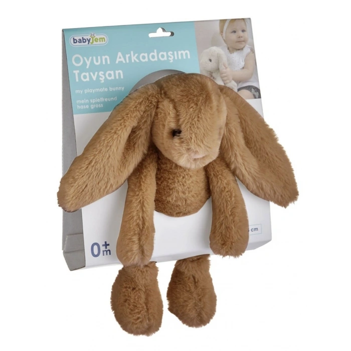  Uyku Arkadaşım Oturabilen Tavşan 30 Cm 730 Açık Kahve