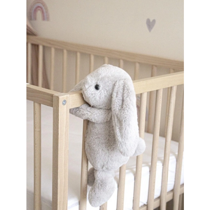  Uyku Arkadaşım Oturabilen Tavşan 30 Cm 730 Gri