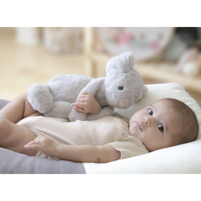  Uyku Arkadaşım Oturabilen Tavşan 30 Cm 730 Gri