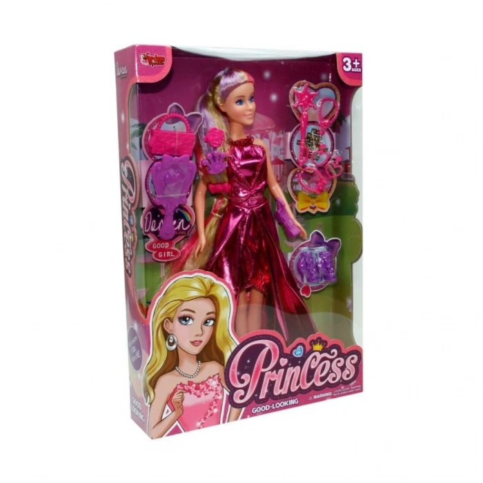 WG-66765 Kutulu 29cm Aksesuarlı Moda Bebek - Vardem Oyuncak