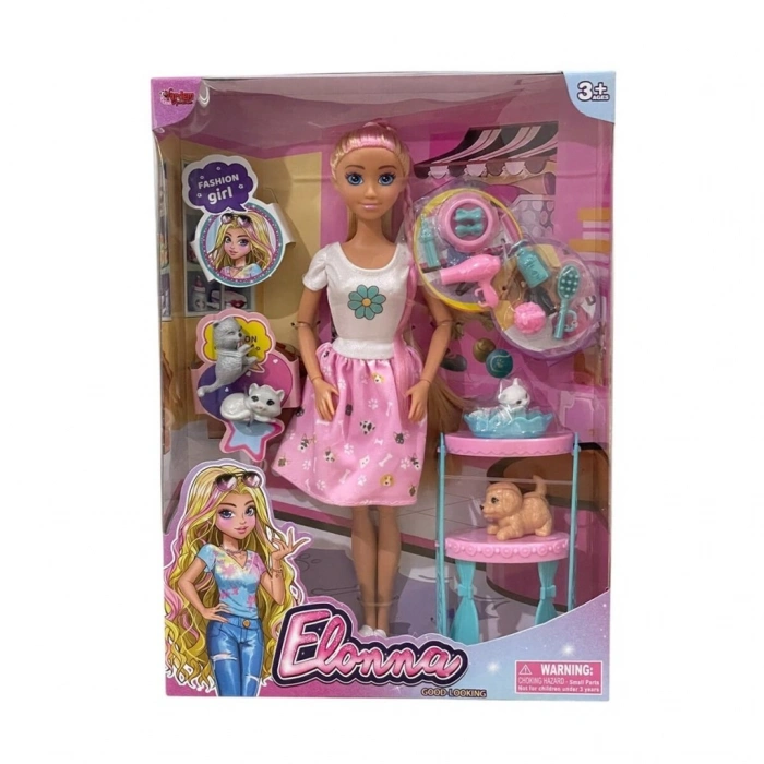 WG66962 -Kutulu  Pet Shop Bebek Set 11,5 inç