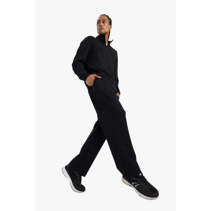 Wide Leg Beli Bağcıklı Geniş Paça Bol Eşofman Altı E9432AX25AU