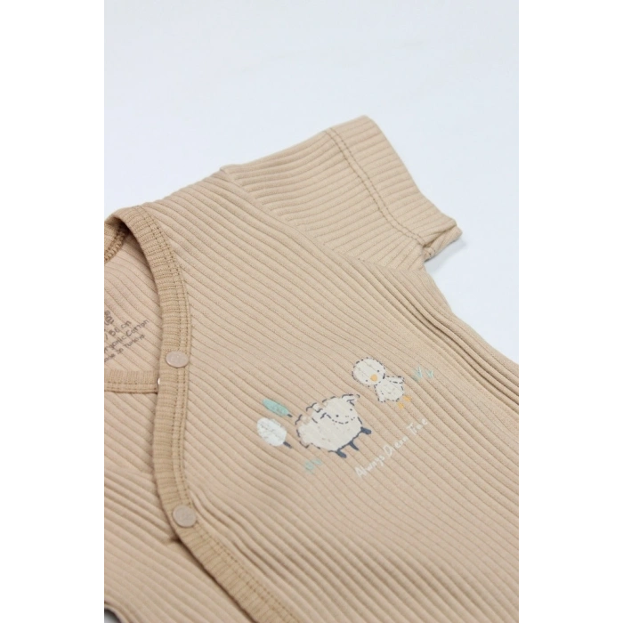 Yarım Kol Badi 17115 Ekru Bej