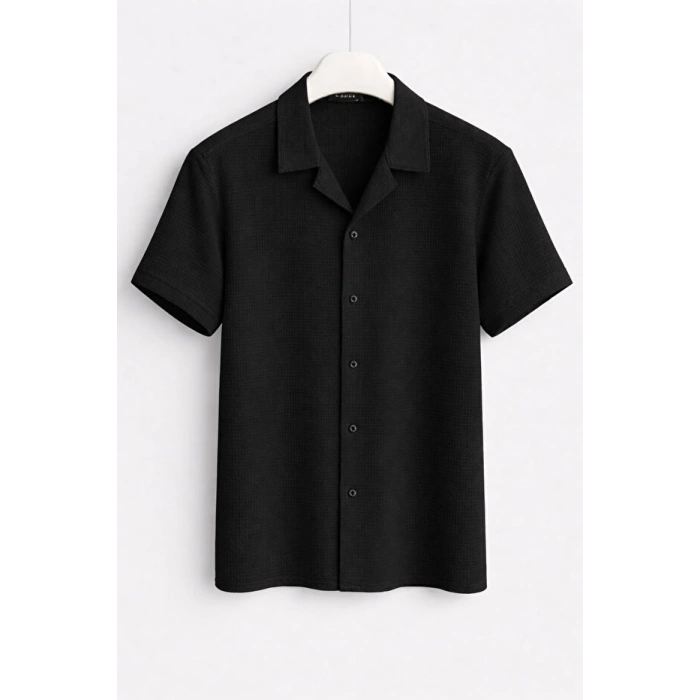 Yazlık Kısa Kol Gömlek Premium Kalite Slim Fit Tarz Ürün Nefes Alan Kumaş