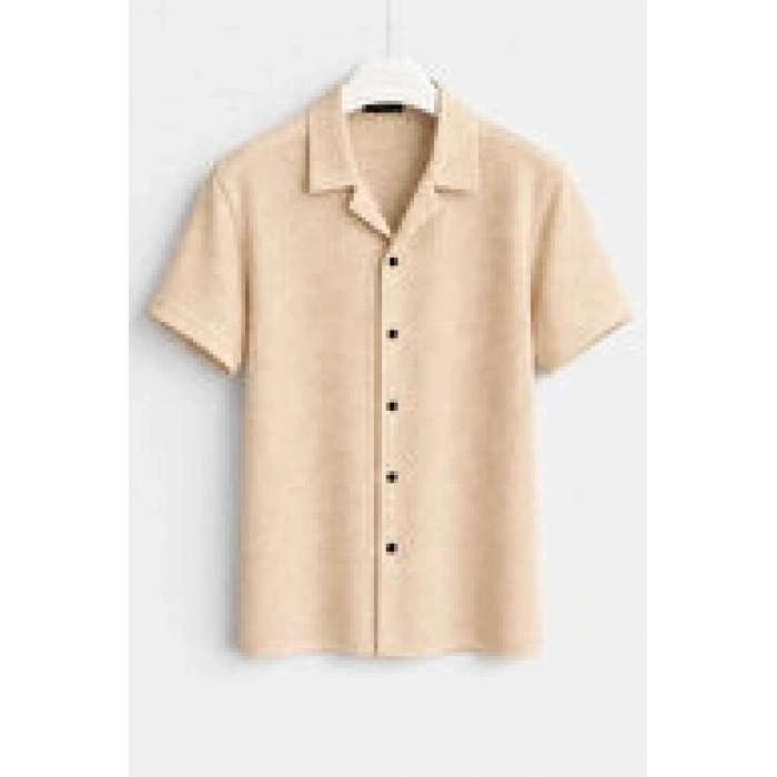 Yazlık Kısa Kol Gömlek Premium Kalite Slim Fit Tarz Ürün Nefes Alan Kumaş