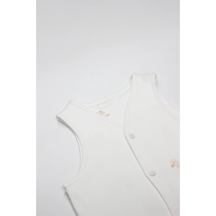 Yelek Çift Taraflı Welcome Duck 18104 Sarı-Ekru