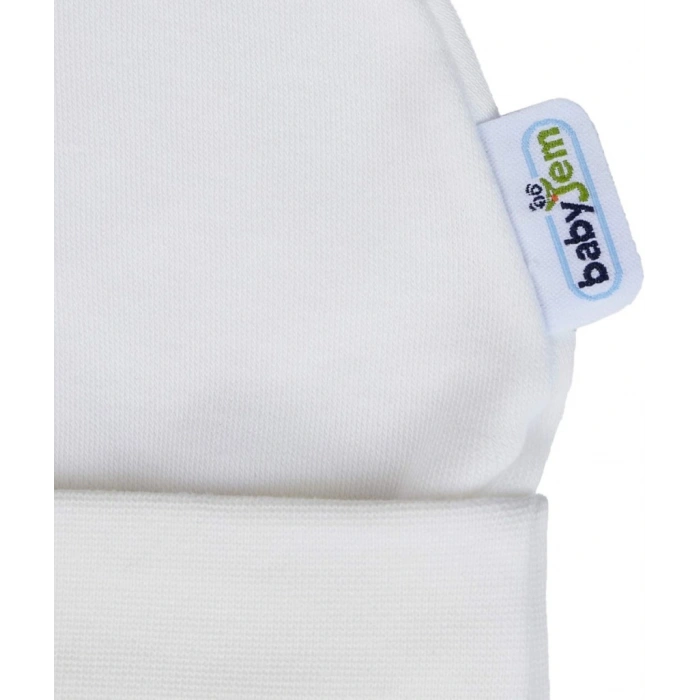  Yenidoğan Bebe Şapka 397 Beyaz