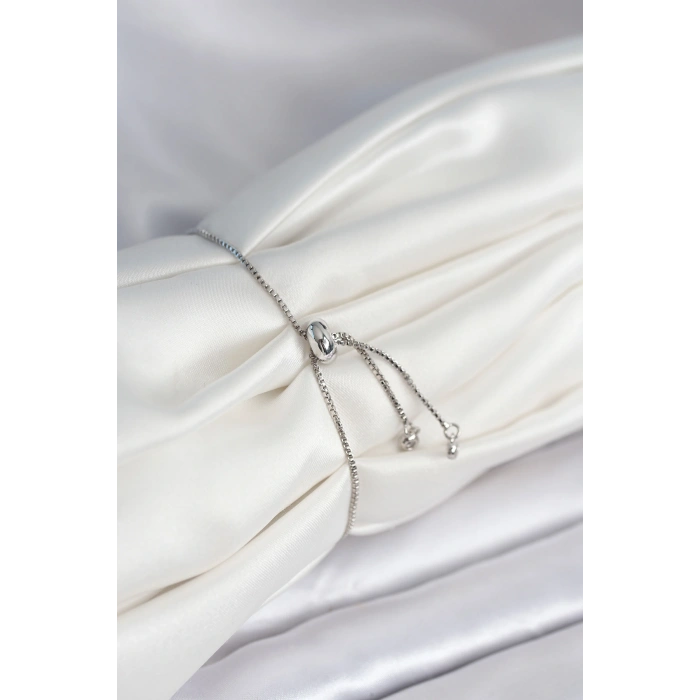 Yıldız Model Asansörlü Gümüş Renk Kadın Bileklik