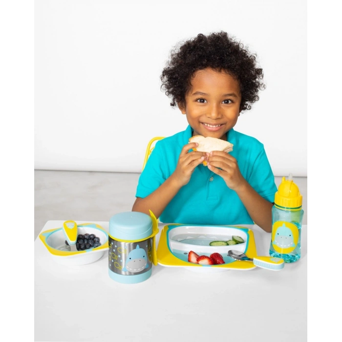 Zoo Paslanmaz Çelik Termos 325 ml Köpek Balığı