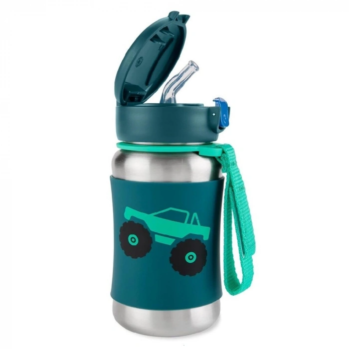 Zoo Pipetli Paslanmaz Çelik Suluk 350 ml Kamyon