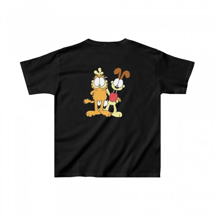 Çocuk Unisex Baskılı T-Shirt - Siyah