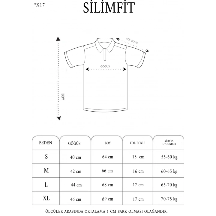 Erkek Yakalı Slim Fit Dokuma Çizgili T-Shirt - Mavi