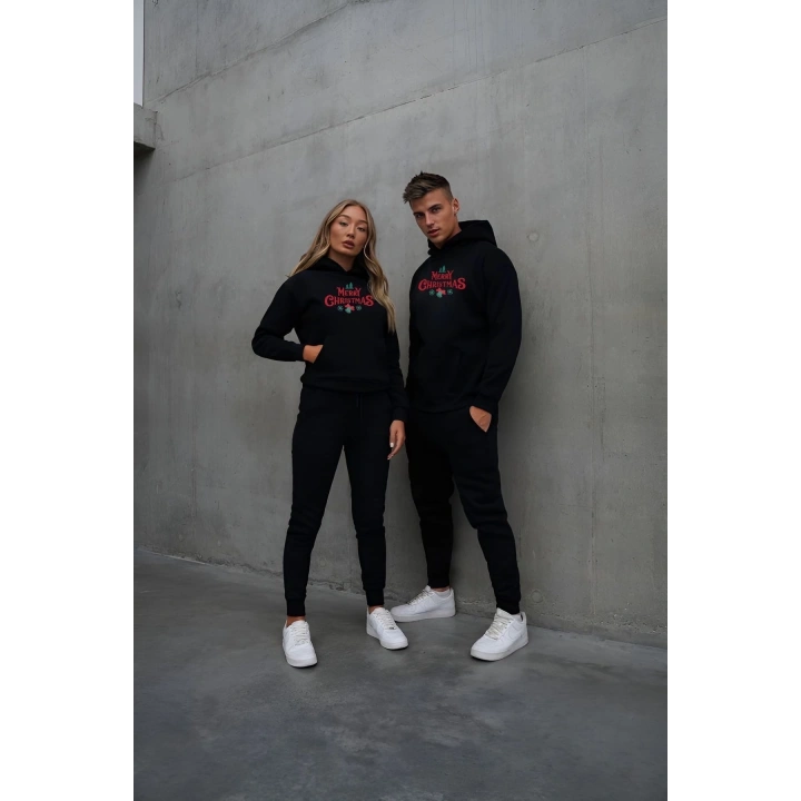 Merry Chrıstmas Sweatshirt & Hodie - Siyah