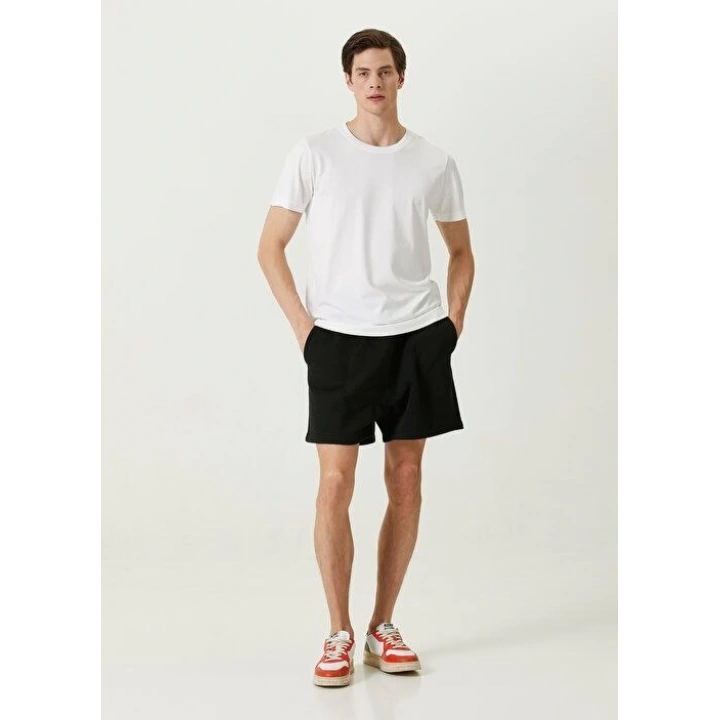 Unisex Basic Bisiklet Yaka Regular T-Shirt - Beyaz