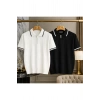 2 li avantajlı set erkek yazlık kısa kollu premıum kalıte triko tişört