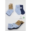 2Li Bear Penye Soket Çorap 10116 Mavi