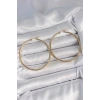 316 Çelik Gold Renk 53 mm Halka Model Kadın Küpe