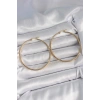 316 Çelik Gold Renk 53 mm Halka Model Kadın Küpe