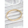 316L Çelik Gold Renk 65 mm İnce Kadın Kelepçe Bileklik