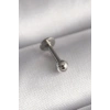 316L Çelik Gümüş Renk Topçuk Piercing
