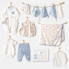 Andywawa Ac25911 Newborn Set Dino 10Lu Hastane Çıkışı Beige