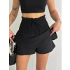 Ayrobin Şortlu Etek - Siyah