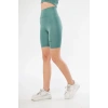 Biker Sporcu Şort - Mint Yeşil